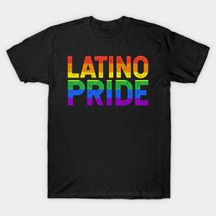 Latino Pride - rainbow design T-Shirt